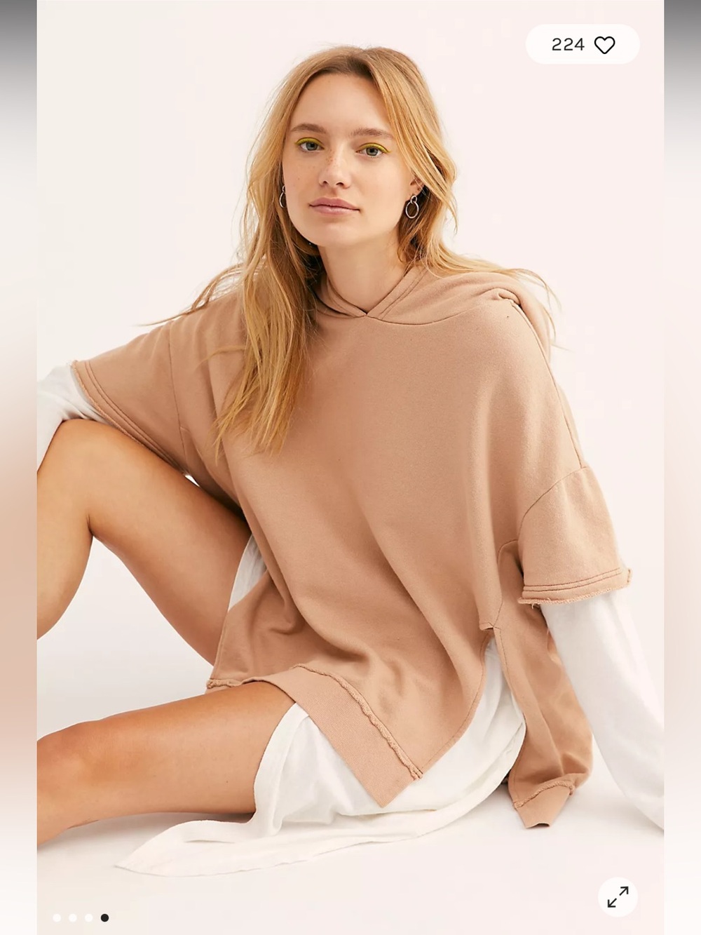 People Jet Set Twofer Pullover XS/S